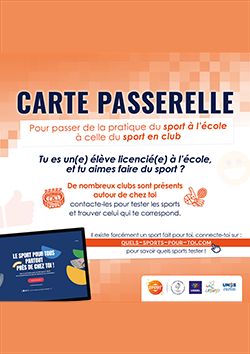 Carte passerelle – mon club près de chez moi