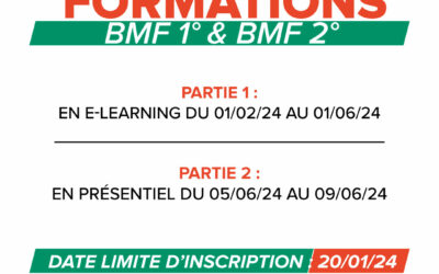 FORMATIONS BMF 1° & BMF 2° – 2024