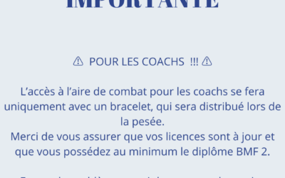 Information Importante !