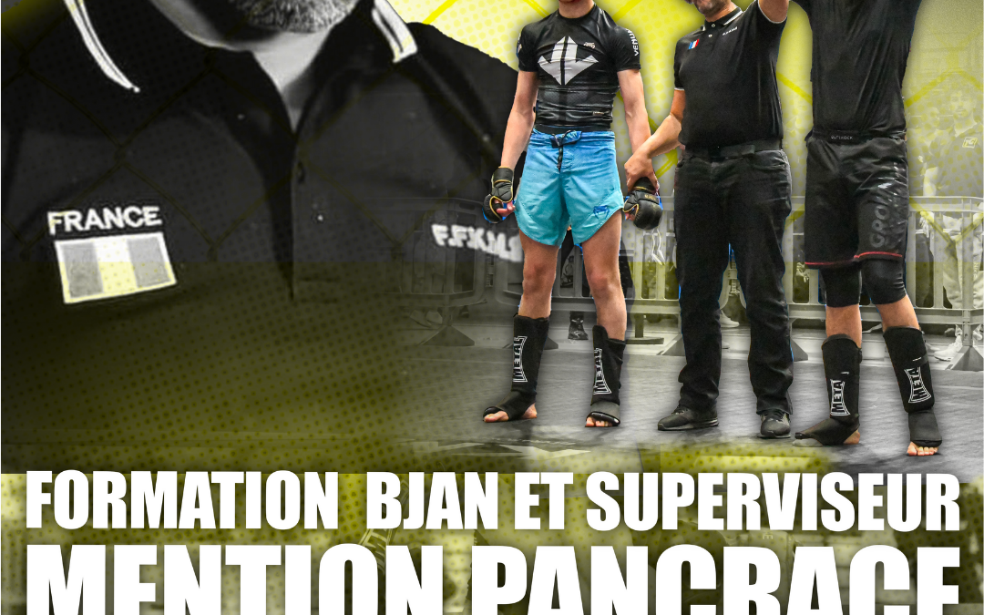 Formation BJAN et Superviseur Pancrace 12/13 avril à Bagnolet