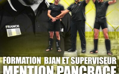 Formation BJAN et Superviseur Pancrace 22/23 mars à Marseille